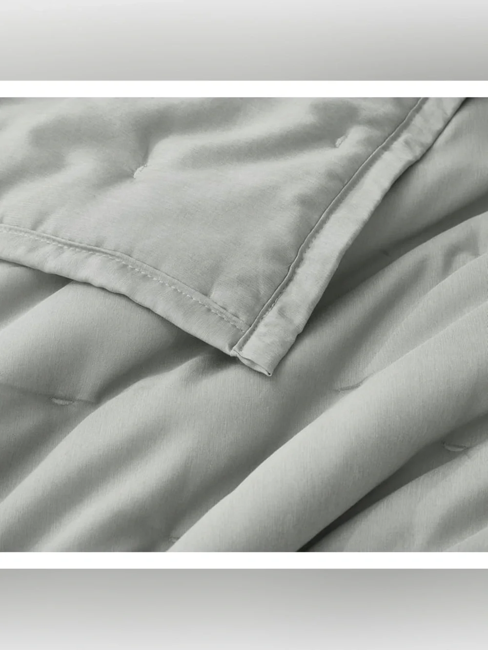 Light Gray Quilted king 3 piece quilt - Soft Bedspread